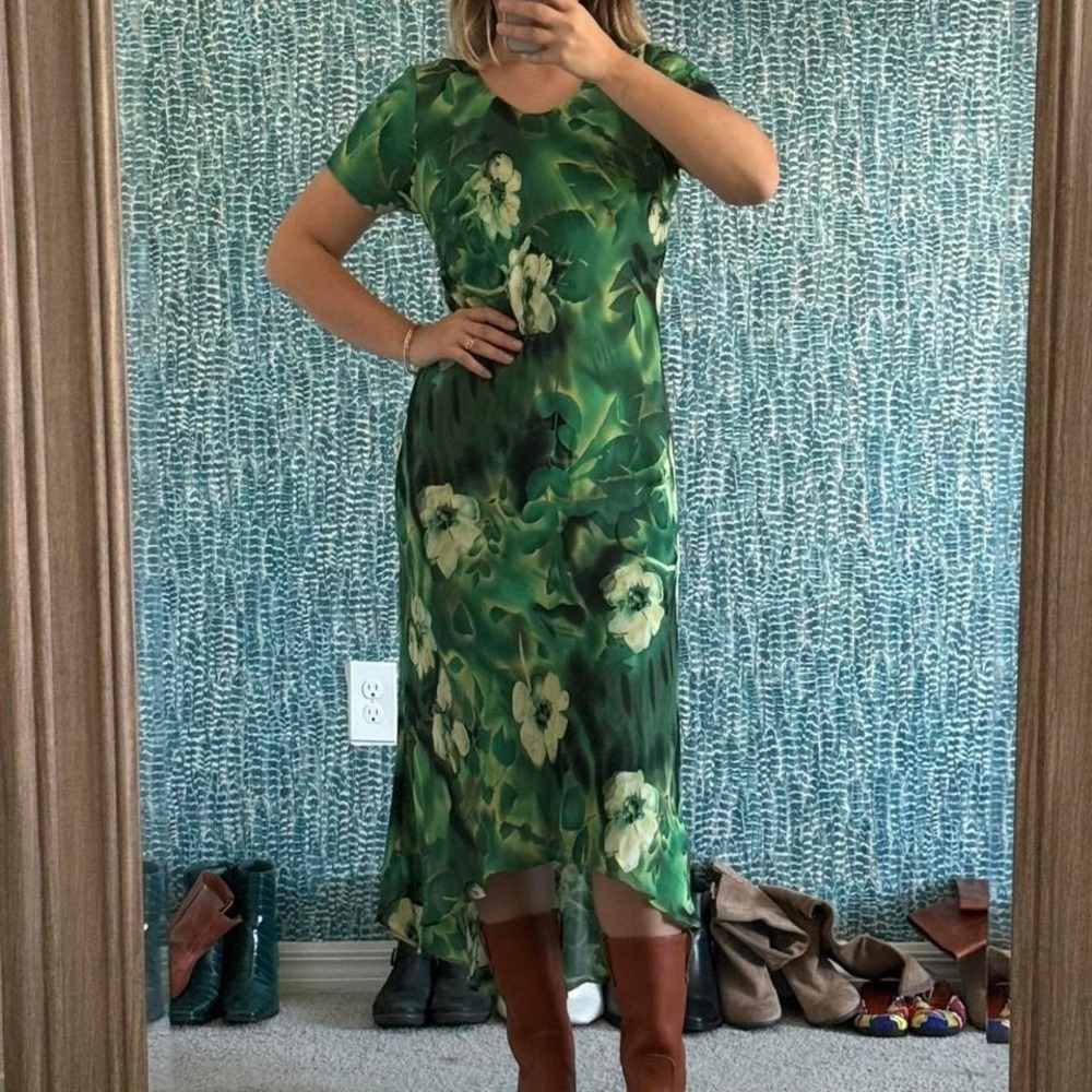 Vintage‎ Mile Gabrielle Floral midi dress